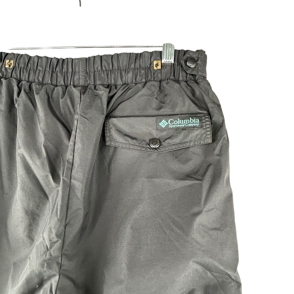Columbia Rain Ski Snow Board Waterproof Nylon‎ Pants Mens Size Large Black - Picture 9 of 13